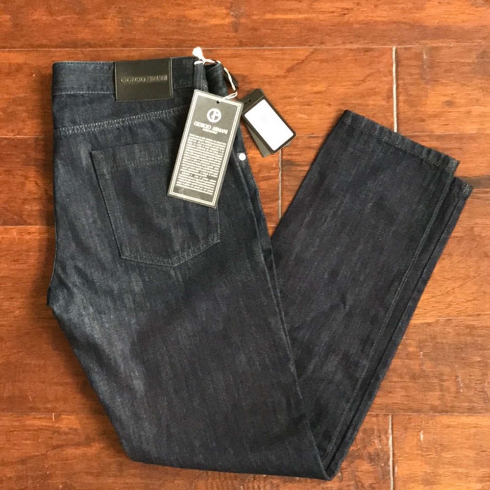 Giorgio Armani Men's Indigo Jeans, Size 36